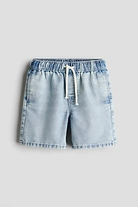 Pull-on Denim Shorts