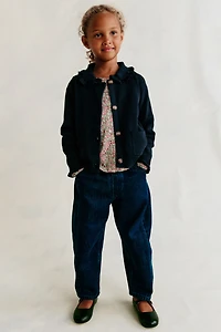 Cotton Cardigan with Collar