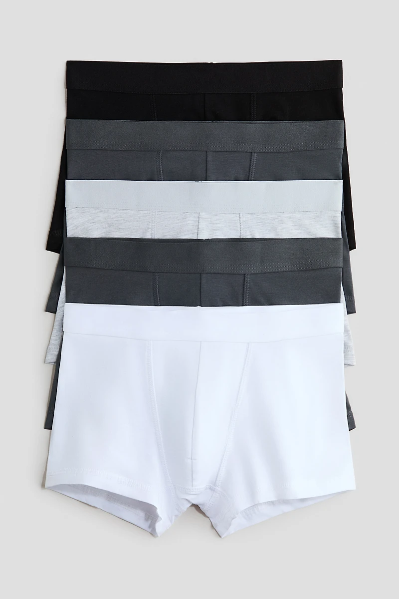 5-Pack Cotton Boxer Briefs