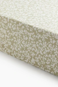 Drap-housse à motif pour lit simple