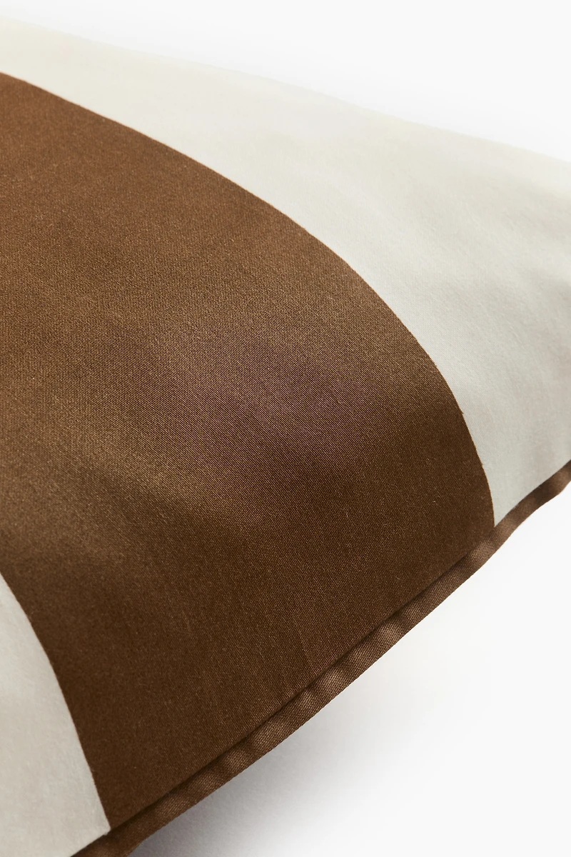 Taie d'oreiller en satinette de coton