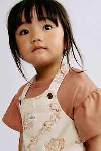 Printed Overall Dress
