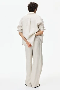Loose-Fit Linen Pants