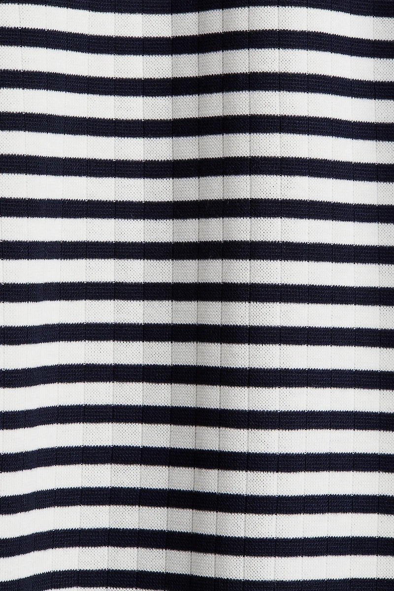 Ribbed Jersey Midi Dress