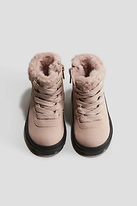 Waterproof Lace-Up Boots