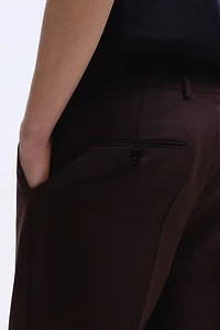 Regular-Fit Wool-Blend Suit Pants