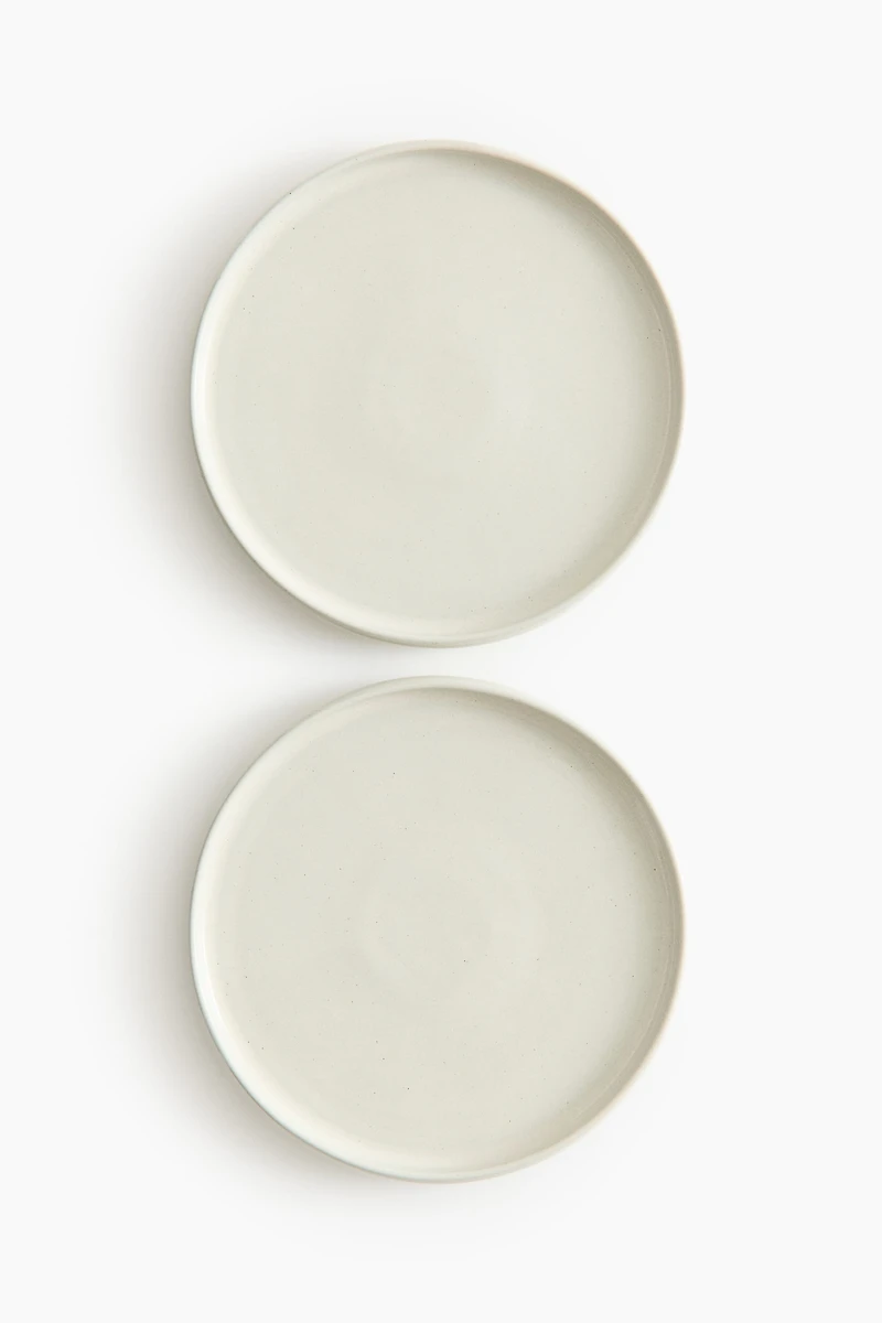 2-Pack Stoneware Dinner Plates