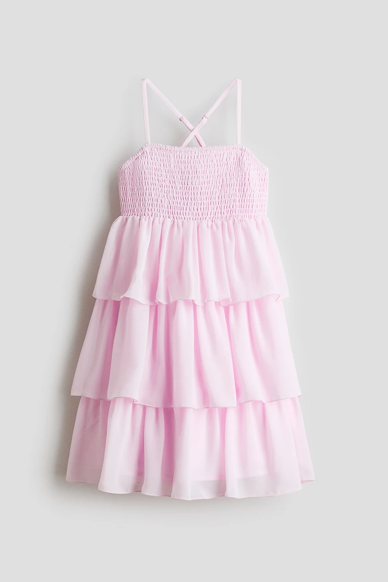 Tiered Chiffon Dress