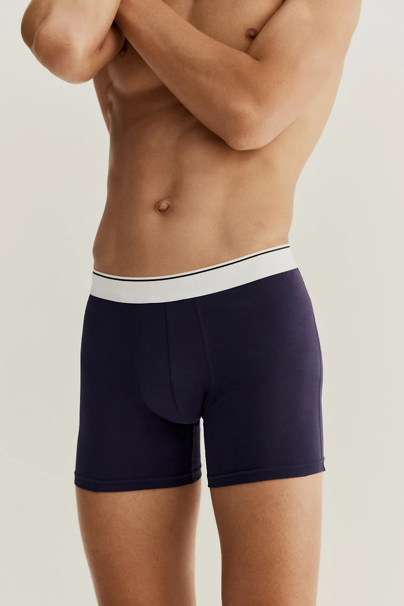 Lot de 3 caleçons boxeurs Lycra🅫 mi-longs