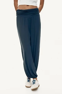 Pantalon en viscose avec jambes ballon