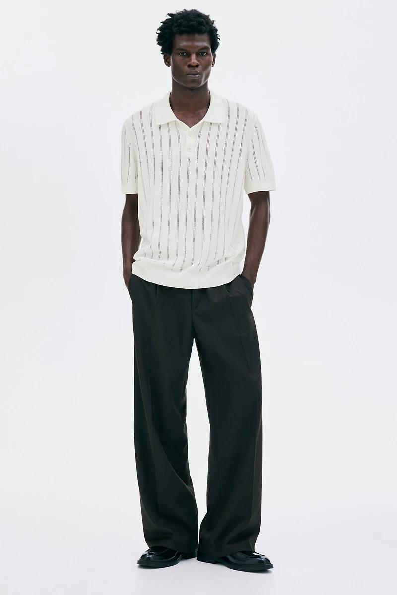 Polo texturé classique