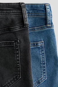 Lot de 2 jeans évasés Taille Basse