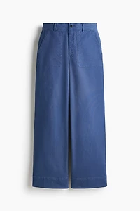 Cotton Canvas Pants