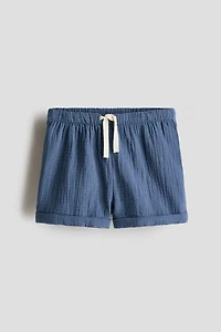 Short en mousseline de coton