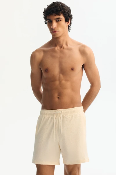Seersucker Swim Shorts