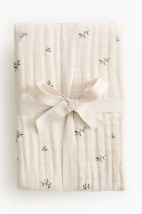 Muslin Crib Duvet Cover Set