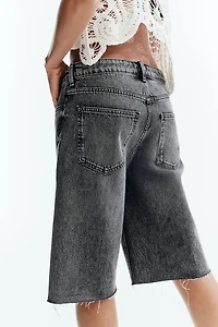Denim Bermuda Shorts