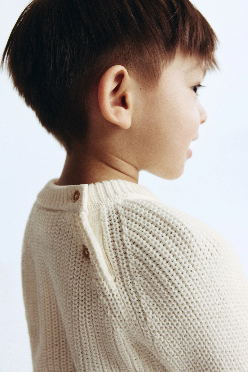 Motif-Detail Sweater