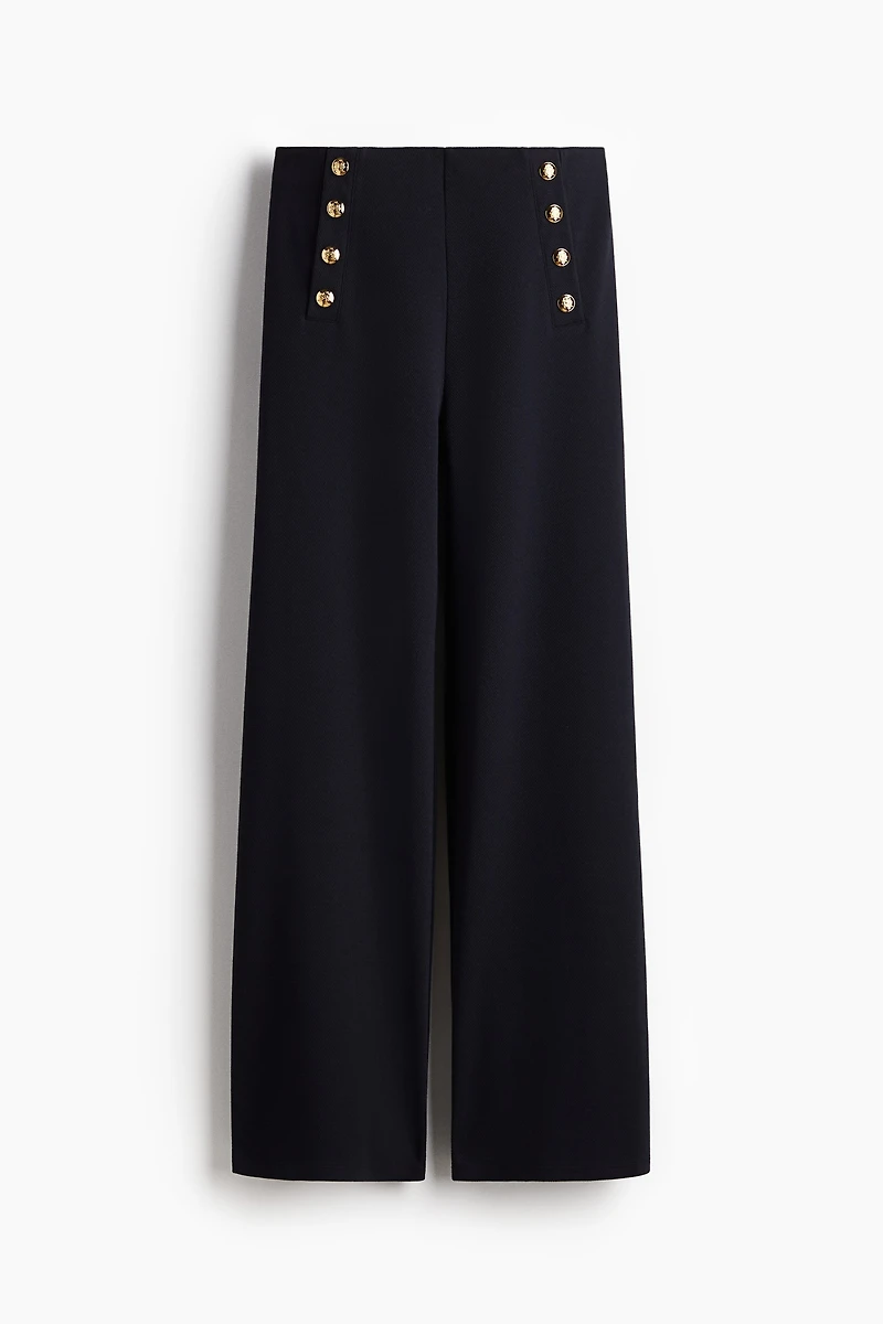 Button-front Pants
