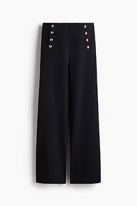 Button-front Pants