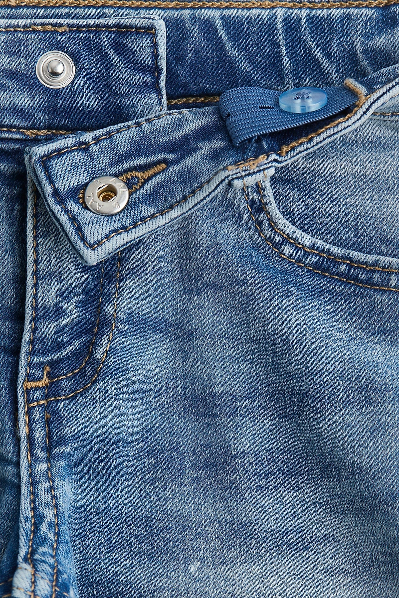 Cropped Flared Leg Jeans