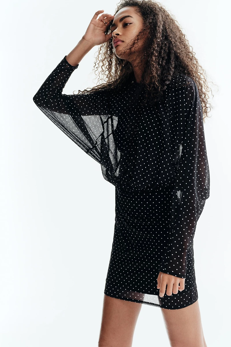 Printed Mini Dress