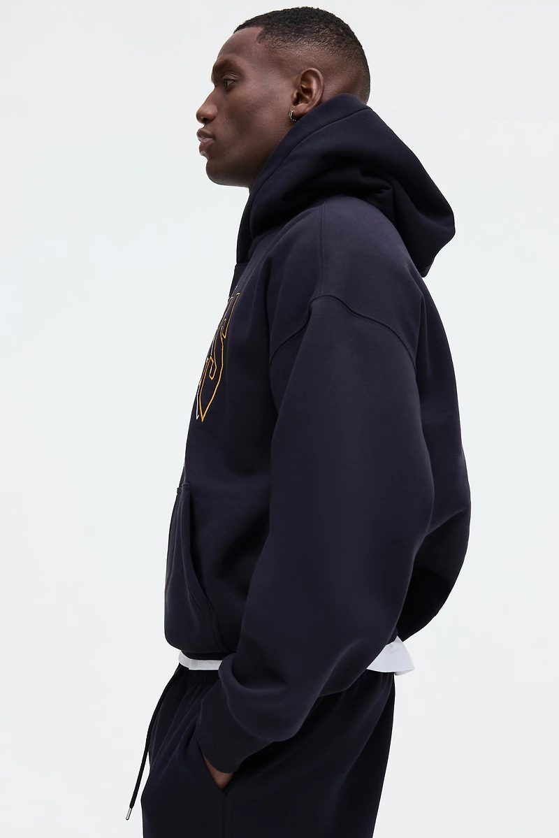 Oversized Fit Printed Hoodie