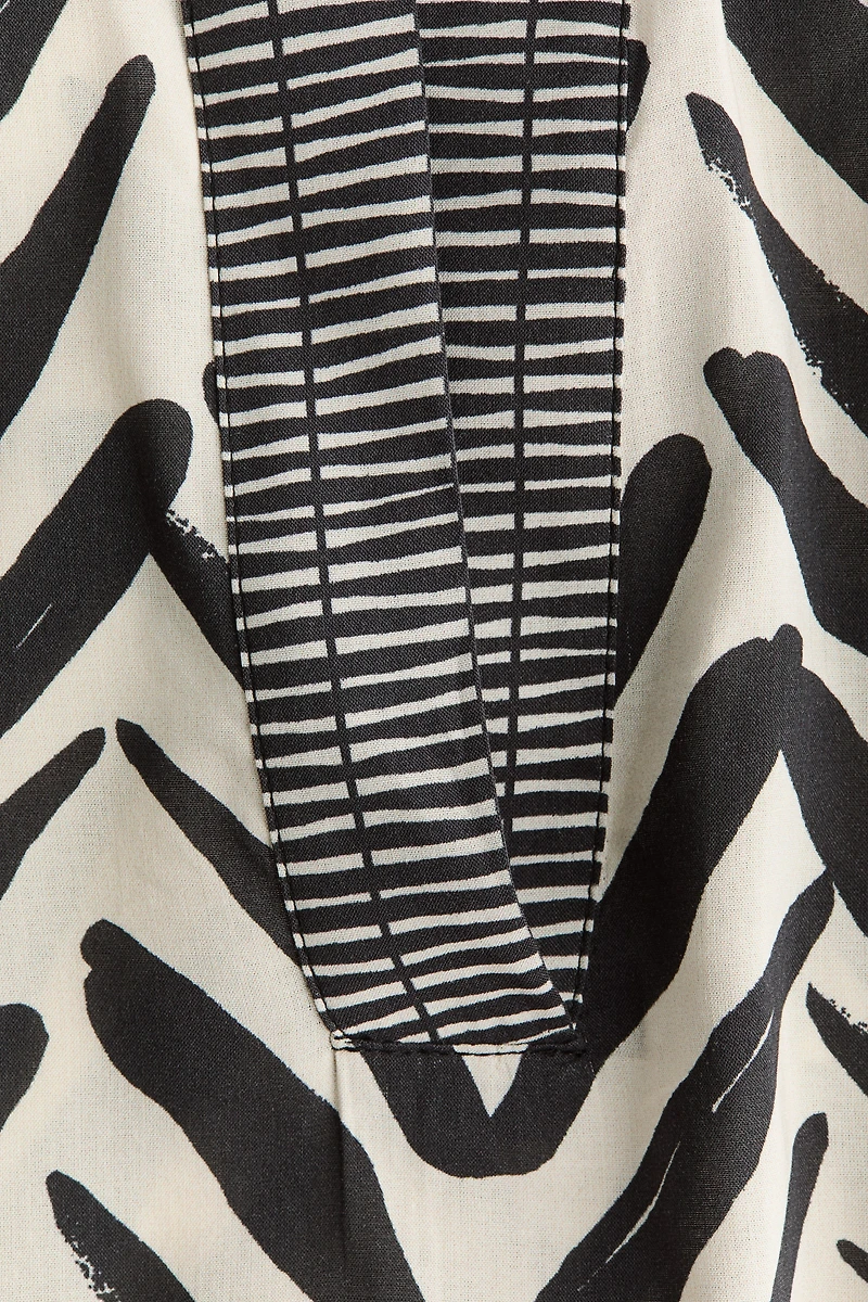 Tie-Belt Tunic Dress