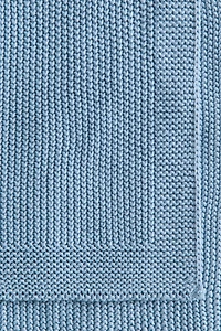 Moss-Stitched Cotton Baby Blanket