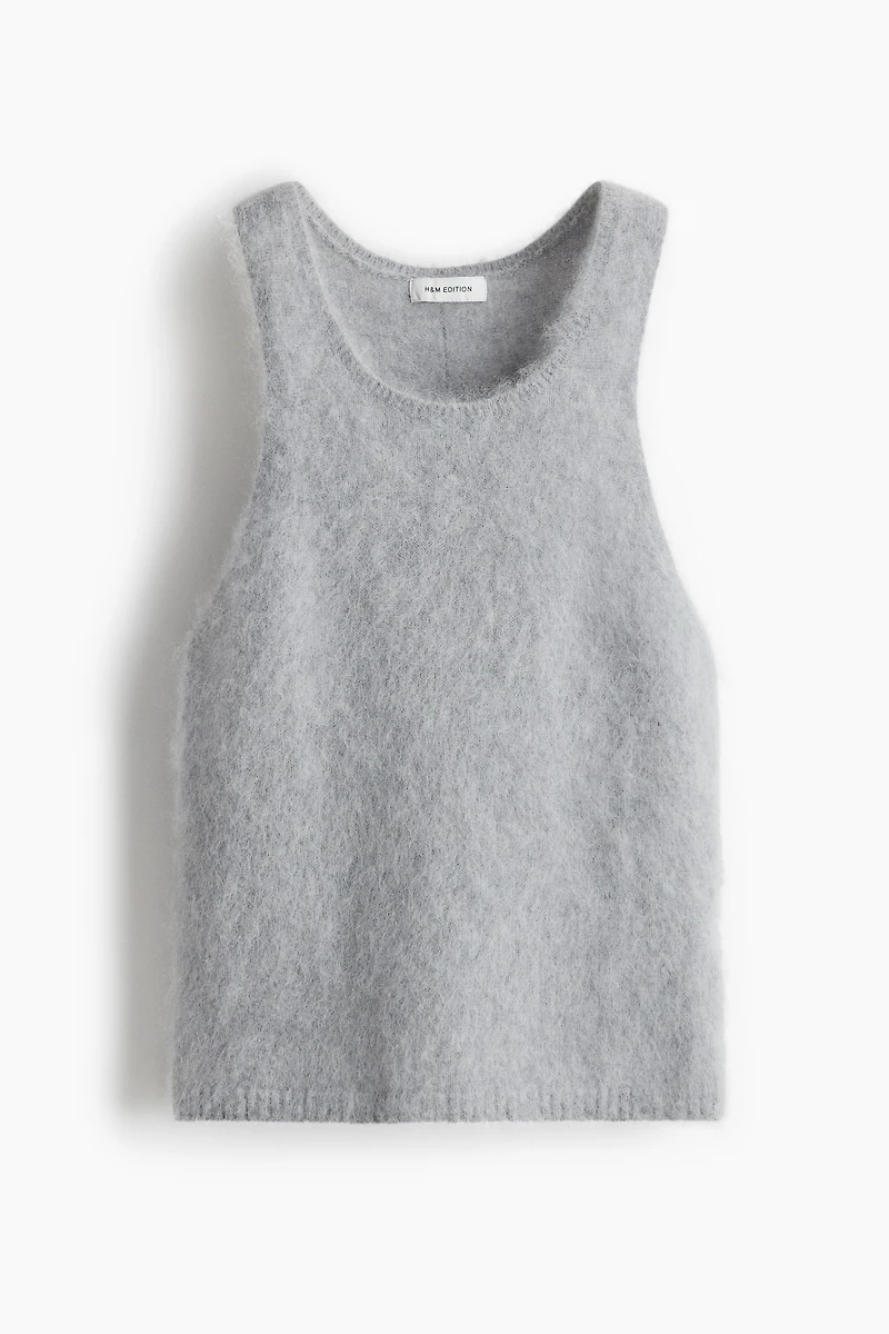 Débardeur en mohair mélangé