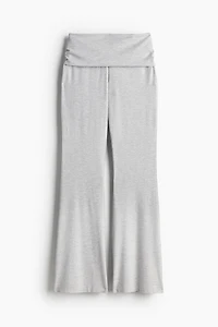 Pantalons à jambes évasées en jersey