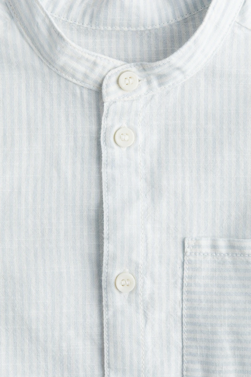 Cotton Henley Shirt