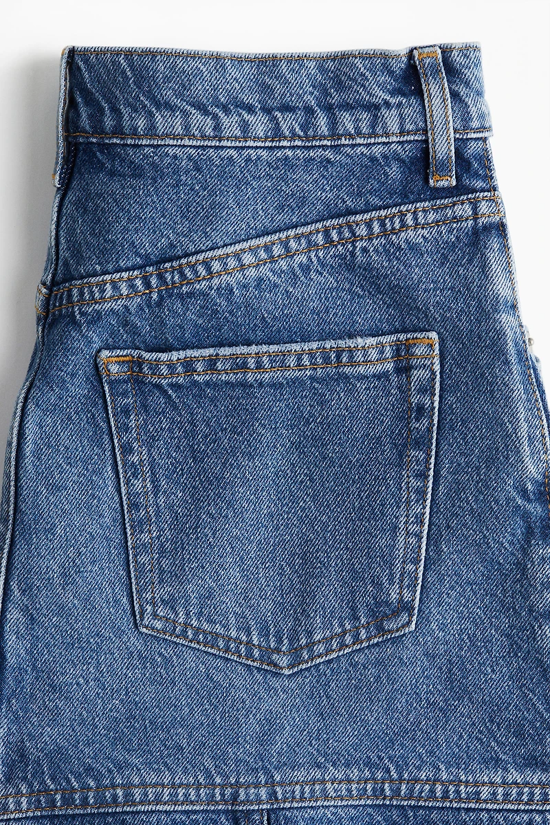 Flared Denim Skirt