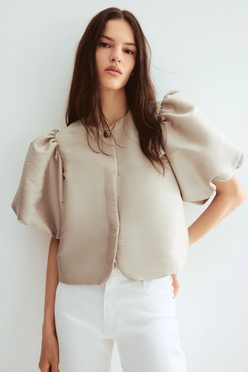 Blouse à manches ballon