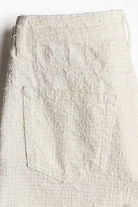 Textured Twill Bermuda Shorts