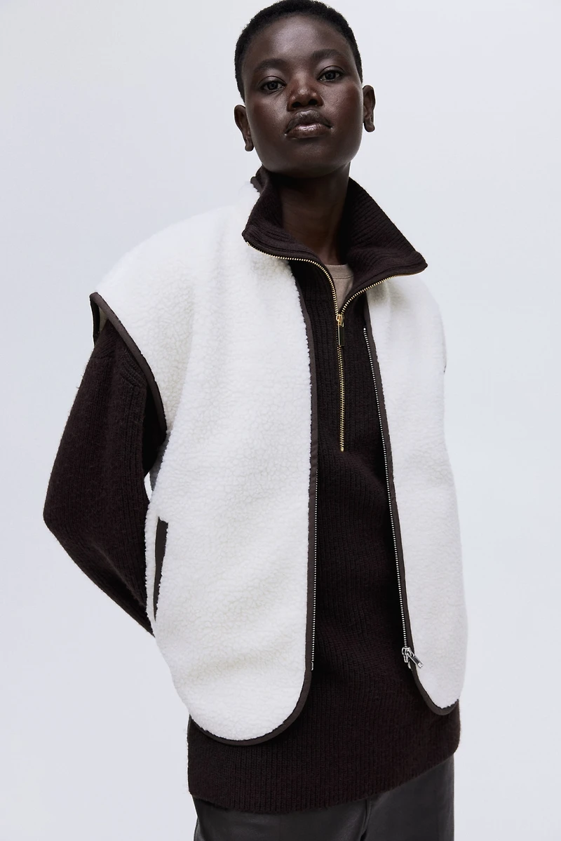 Veste sans manches en polar