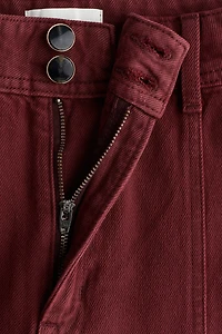 Jean large taille haute