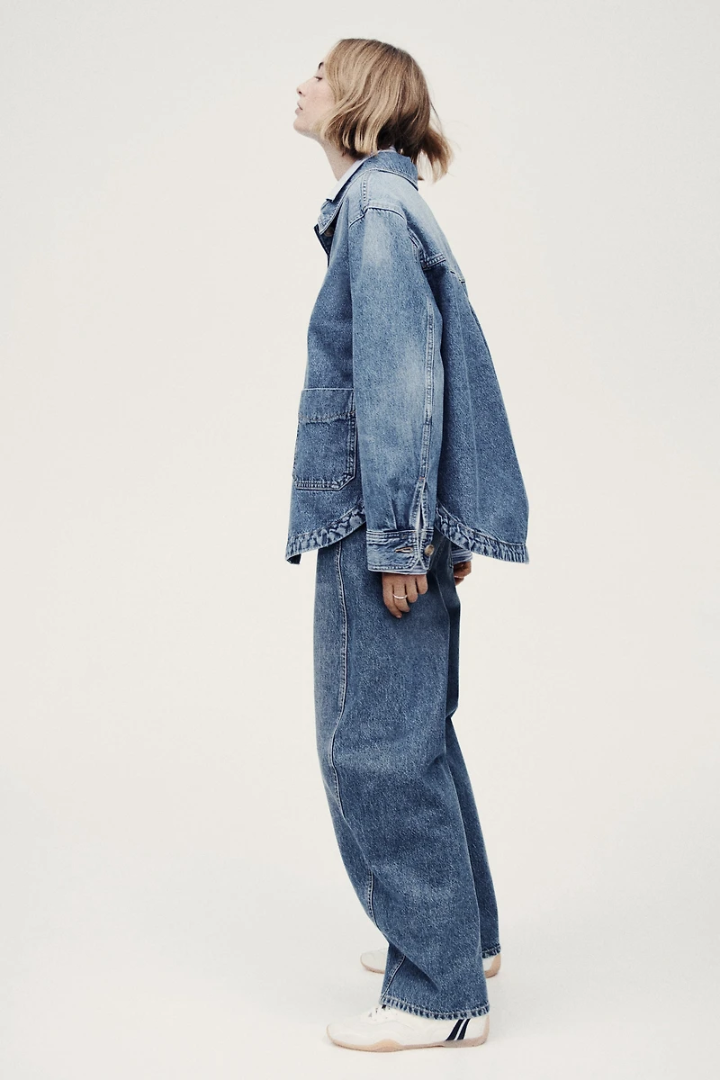 Veste-chemise en denim