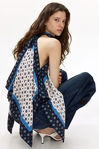 Haut dos nu en satin