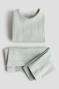 2-piece Pointelle Cotton Set