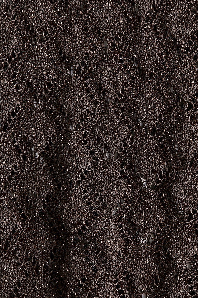 Robe maxi en tricot pointelle