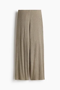 Straight Crinkled Pants