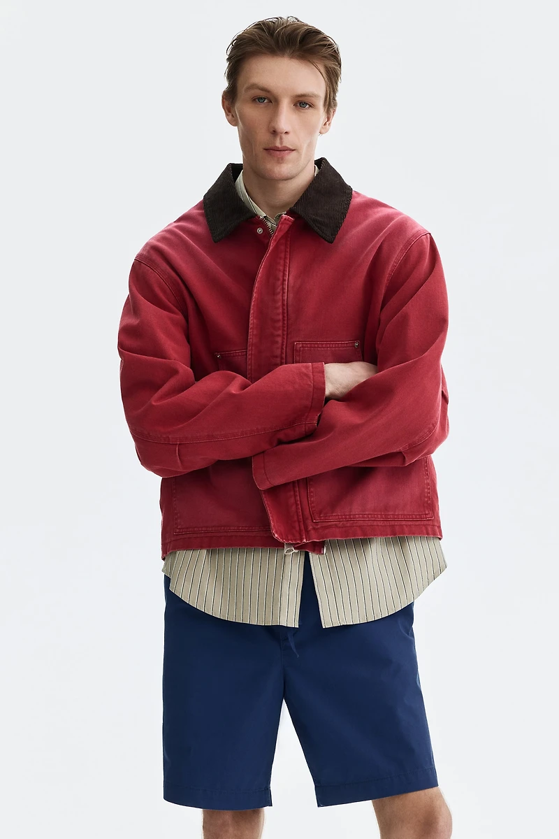 Relaxed-Fit Cotton Shorts