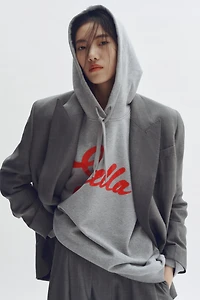 Printed Cotton Hoodie