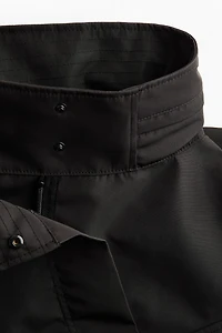 Hooded Peplum Jacket