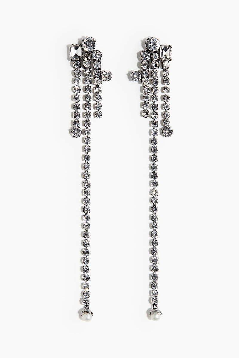 Rhinestone Dangle Earrings