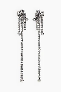 Rhinestone Dangle Earrings