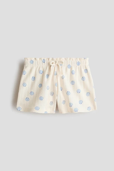 Pointelle Jersey Shorts