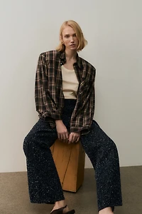 Shirt with Shoulder Pads