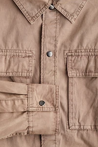 Surchemise utilitaire coupe classique